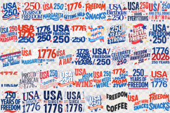 USA 250 Years Sublimation Bundle | 4th of July | Patriotic Product Image 2