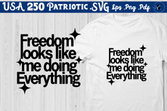 USA 250 Patriotic SVG | Funny 1776 Shirt Design Product Image 1