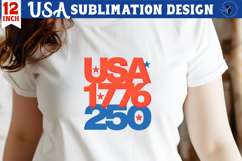 Patriotic sublimation | 4th of July | USA 1776 Product Image 1