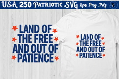 USA 250 Patriotic SVG | Funny 1776 Shirt Design Product Image 1