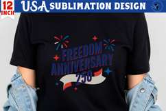 Patriotic sublimation | 4th of July | Freedom Anniversary Product Image 1