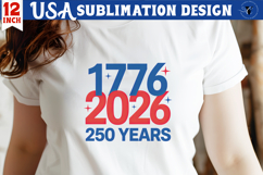 Patriotic sublimation | 4th of July | USA 1776 Product Image 1