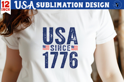 Patriotic sublimation | 4th of July | USA 1776 Product Image 1
