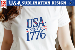Patriotic sublimation | 4th of July | USA 1776 Product Image 1