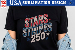 Patriotic sublimation | 4th of July | Stars Stripes 250 Product Image 1
