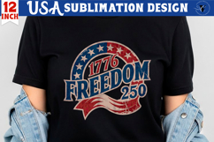 Patriotic sublimation | 4th of July | 1776 Freedom 250 Product Image 1