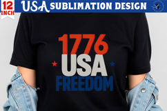 Patriotic sublimation | 4th of July | 1776 USA Freedom Product Image 1
