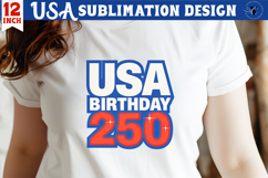Patriotic sublimation | 4th of July | USA Birthday 250 Product Image 1