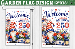 USA 250 Garden flag bundle | Patriotic Welcome Yard Flag Product Image 10