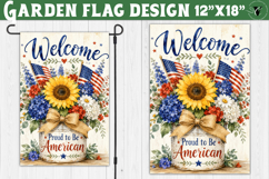 USA 250 Garden flag bundle | Patriotic Welcome Yard Flag Product Image 14