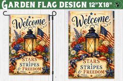 USA 250 Garden flag | Patriotic Stars, stripes, Freedom Product Image 1