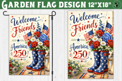 USA 250 Garden flag bundle | Patriotic Welcome Yard Flag Product Image 20