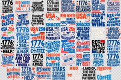 USA 250 Patriotic SVG Bundle | 47 Funny 1776 Shirt Designs Product Image 2