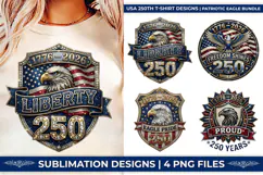 USA 250th Anniversary PNG, America 250 Eagle Shield, 2026 Semiquincentennial SVG, Patriotic Eagle Shield Design, USA 250th Birthday Shirt, American Revolution 250 PNG, Eagle Shield Sublimation Art, 250 Years of Liberty PNG, USA 250 Celebration Graphics, P