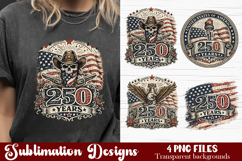 USA 250th Anniversary Sublimation Patriotic 4th Product Image 1