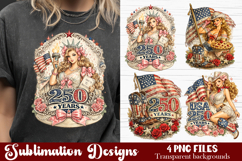 USA 250th Anniversary Sublimation Patriotic 4th Product Image 1