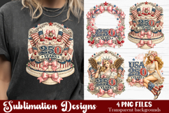 USA 250th Anniversary Sublimation Patriotic 4th Product Image 1