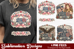 USA 250th Anniversary Sublimation Patriotic 4th Product Image 1