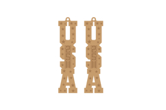 USA 250th Anniversary Earring SVG Template Product Image 3