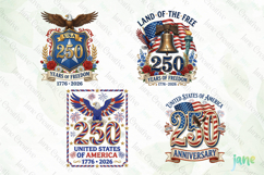 USA 250th Anniversary PNG Product Image 1