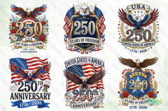 USA 250th Anniversary PNG Clipart Product Image 3