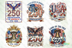 USA 250th Anniversary PNG Clipart Product Image 4