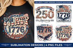 USA 250th Anniversary, Proud Since 1776 PNG, America 250th Birthday, 1776-2026 Eagle Shield, Semiquincentennial SVG, Patriotic Proud Since 1776, USA 250 Years Bundle, American Flag Sublimation, Eagle T-Shirt Graphics, 4th of July Proud Art