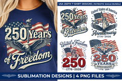 USA 250th Anniversary, Liberty Eagle PNG, America 250th Birthday, 1776-2026 Eagle Shield, Semiquincentennial SVG, Patriotic Liberty Eagle, USA 250 Years Bundle, American Flag Sublimation, Eagle T-Shirt Graphics, 4th of July Liberty Art