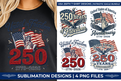 USA 250th Anniversary, Liberty Eagle PNG, America 250th Birthday, 1776-2026 Eagle Shield, Semiquincentennial SVG, Patriotic Liberty Eagle, USA 250 Years Bundle, American Flag Sublimation, Eagle T-Shirt Graphics, 4th of July Liberty Art