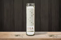 Usa SVG, Patriotic Dollar Tree Candle Sign SVG Design Product Image 3