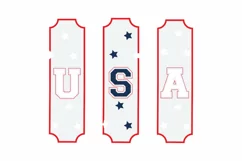 Usa SVG, Patriotic Dollar Tree Candle Sign SVG Design Product Image 2