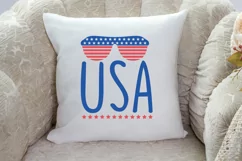 USA SVG Design,Red White and Blue SVG,Fourth of July SVG Product Image 3