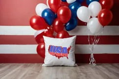 USA SVG,God Blees America SVG,Red White and Blue SVG Design Product Image 3