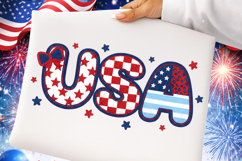 USA Coquette Png, Preppy USA Png, 4th of July Png Product Image 1