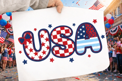 USA Coquette Png, Preppy USA Png, 4th of July Png Product Image 2
