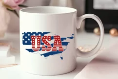 USA SVG , Independence Day SVG, Patriotic SVG , USA Flag SVG Product Image 2