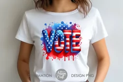 Vote PNG | USA election | patriotic design Product Image 2