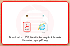Laser cut America USA map SVG files vector template download Product Image 8