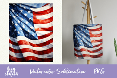 USA Flag Clipart PNG 4th of July PNG Patriotic Sublimation Product Image 5