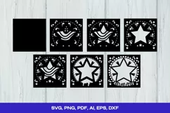 USA Flag Country 3D SVG - 3D National Patriotic Day Product Image 2
