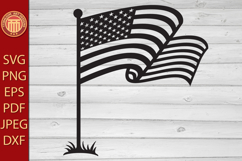 USA flag - eps, jpg, dxf, svg, pdf, png files Product Image 1