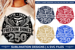 usa 250th years, freedom anniversary, patriotic eagle png, 1776-2026 svg, american flag eagle, 4th of july svg, liberty 250 png, independence day svg, usa pride sublimation, patriotic shirt design