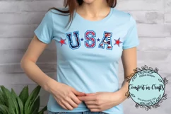 USA SVG and Sublimation design 4th of July design for Cricut Product Image 1