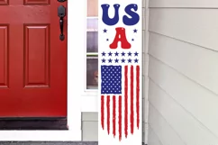 USA Porch Sign SVG Design,Independence Day SVG,July 4th SVG Product Image 4