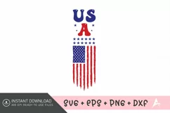 USA Porch Sign SVG Design,Independence Day SVG,July 4th SVG Product Image 1