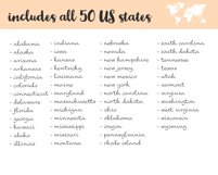 usa states instagram highlight icons