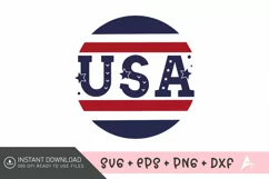 USA SVG Design, Patriotic SVG, Stars and Stripes SVG Product Image 1