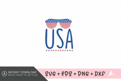 USA SVG Design,Red White and Blue SVG,Fourth of July SVG Product Image 1
