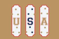 Usa SVG, Patriotic Dollar Tree Candle Sign SVG Design Product Image 3