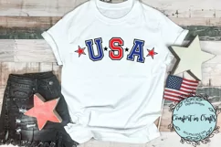USA SVG and Sublimation design 4th of July design for Cricut Product Image 4